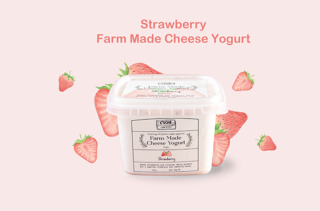 farm cheese strawberry